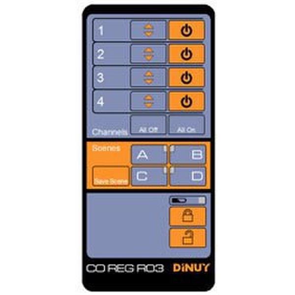 DINUY CO.REG.R03 CONTROL REMOTO PARA REGULADOR COREGR01/02
