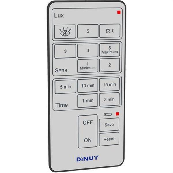 DINUY EM MAN DMO Mando distancia ajuste parametro detector