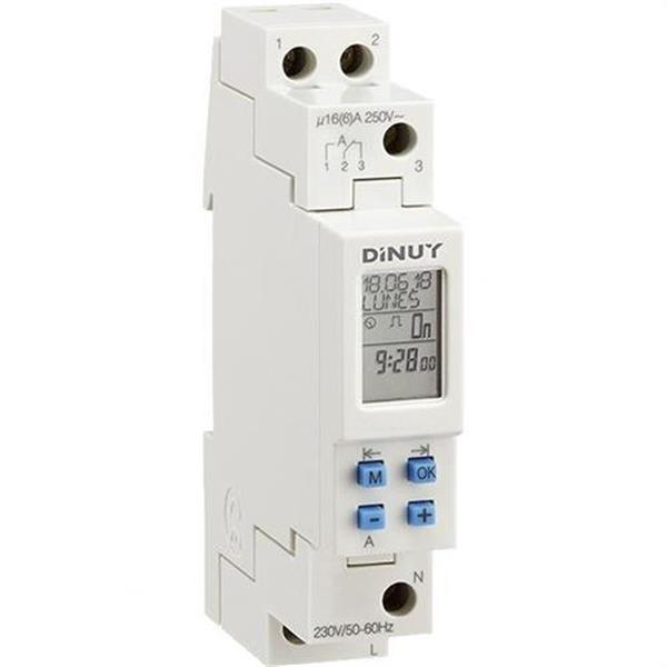 DINUY IH TER MC5 Interruptor horario terminal MICRO 5 canal