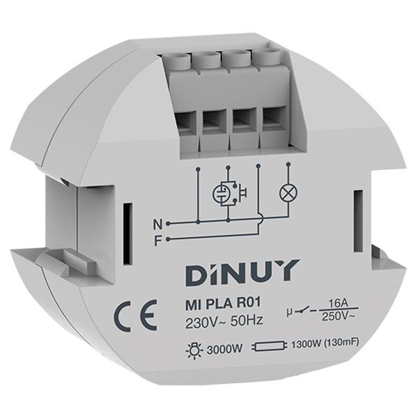 DINUY MI PLA R01 Temporizador para caja registro 3000W
