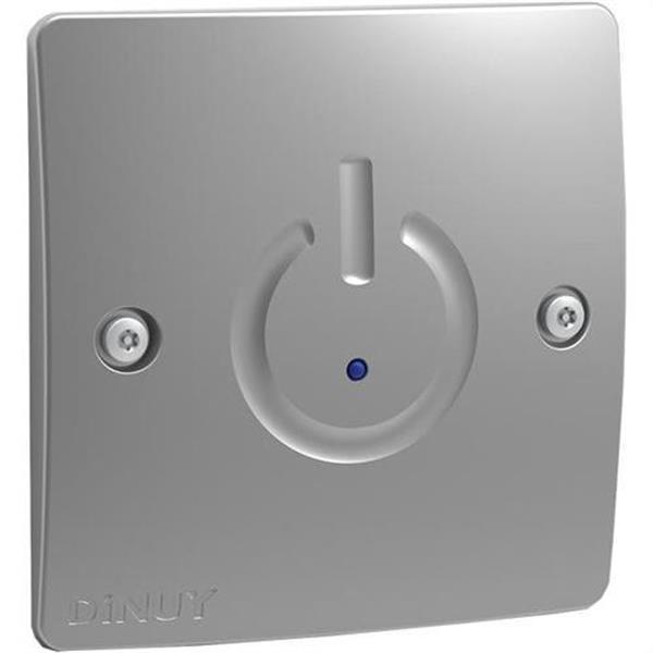 DINUY PT EMP 006 Pulsador Pulsatemp empotrar táctil 2 hilos plata