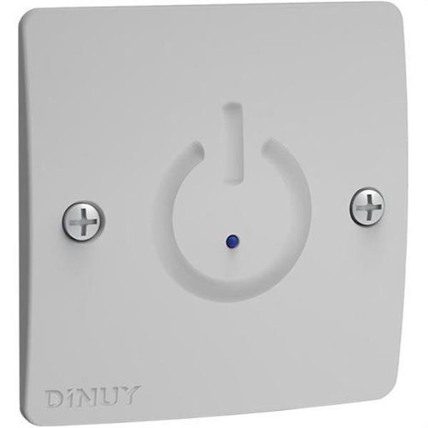 DINUY PT SUP 004 Pulsador Pulsatemp superficie táctil 2 hilos blanco