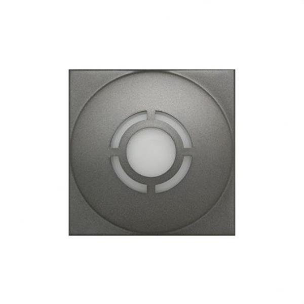 NORMALUX ER-E Baliza empotrable ESTELA LED blanco circular 1h permanente 83x83x30mm gris