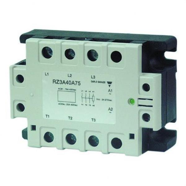 CARLO GAVAZZI RZ3A60D55P Relé ZS 3x55A 600V CA control 32V salida alarma