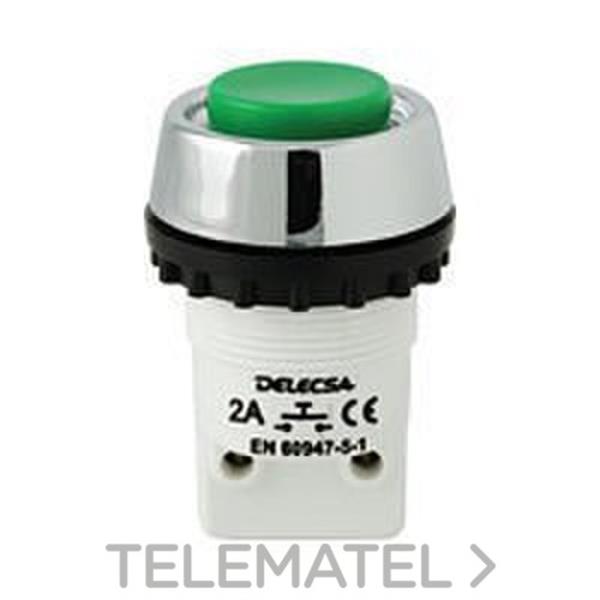 DELECSA 050R1A Pulsador D50 rojo 1A