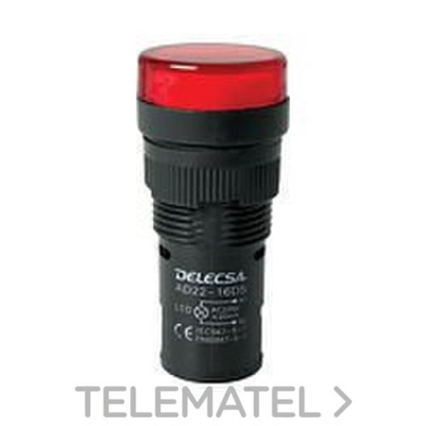 DELECSA 7016024R PILOTO D7016 24V MULTI-LED ROJO