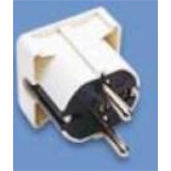 COMA 1400 B Clavija 4,8mm 2TT (Schuko / francés) blanco