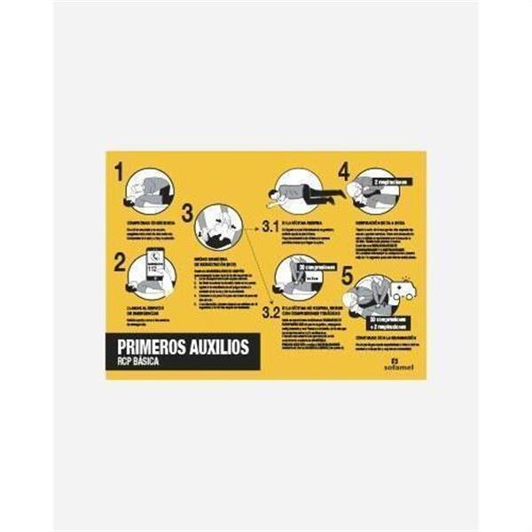 SOFAMEL 730100 Señal PVC PA-42P primeros auxilios 420x297