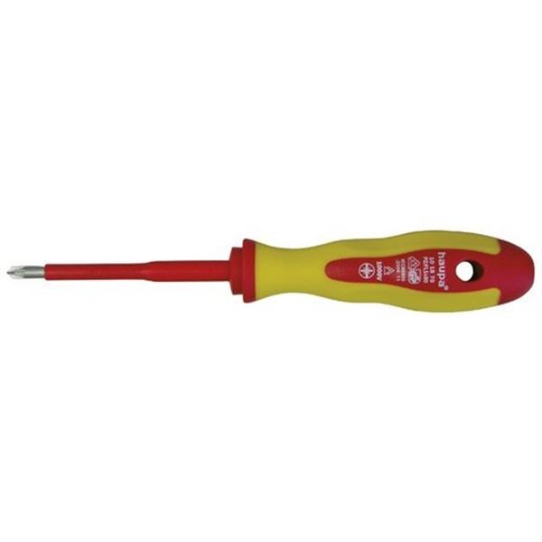 HAUPA 101870 Destornillador VDE 5,0x80 para magnetotérmico