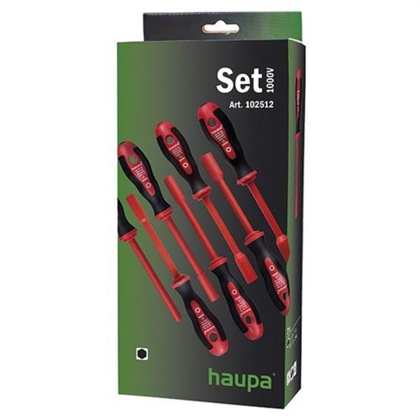 HAUPA 102512 Juego de llaves tubo exagonal material antideslizante