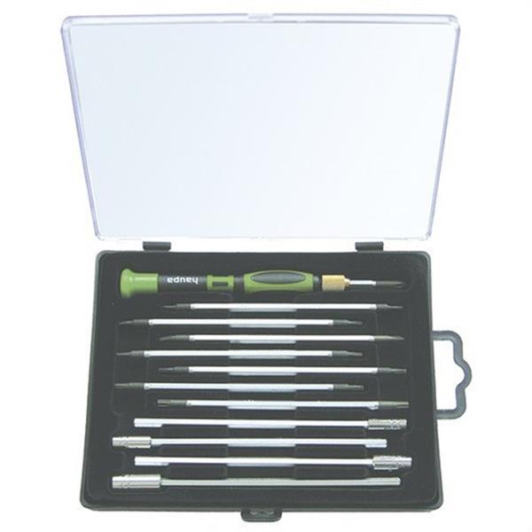 HAUPA 104004 Juego destornillador electrónico 13 piezas
