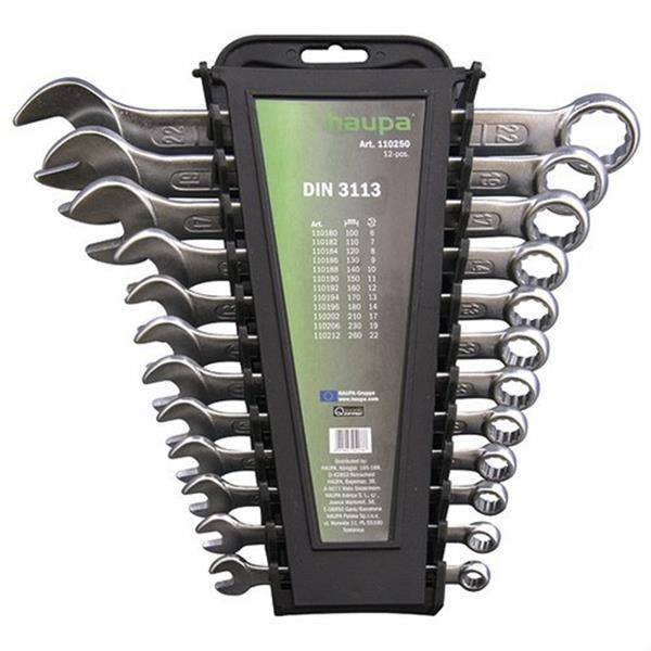 HAUPA 110250 Juego de llave mixta 12 piezas