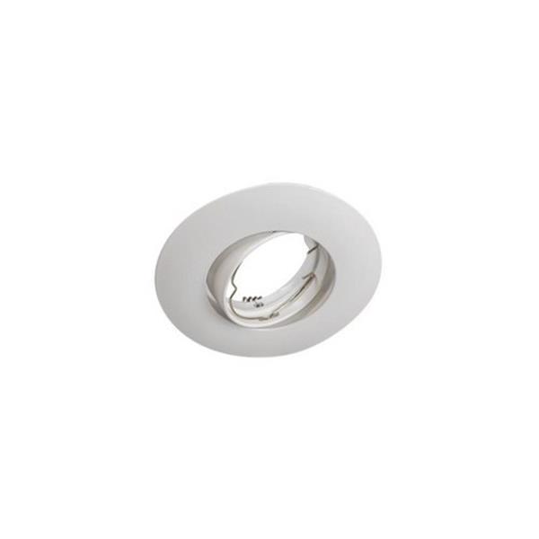 CONALUX 4024-01 Downlight empotrable 4024 redondo basculante aluminio 50W blanco
