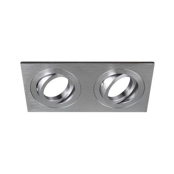 CONALUX 4138/2-23 Downlight empotrable 4138/2 cuadrado basculante 50W aluminio