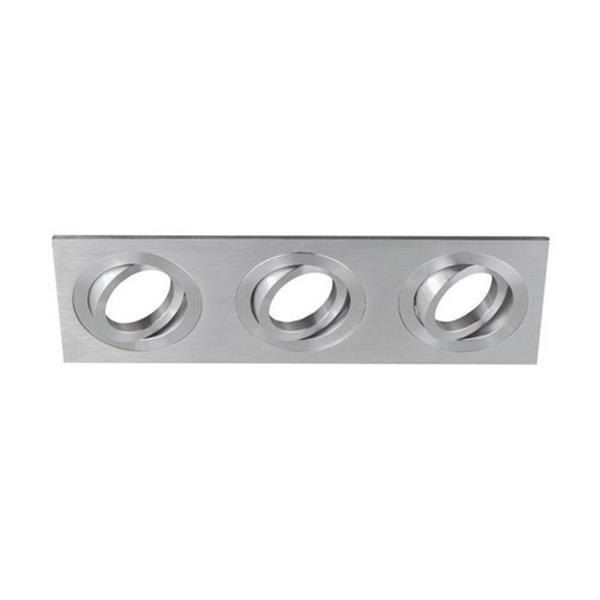 CONALUX 4138/3-23 Downlight empotrable 4138/3 cuadrado basculante 50W aluminio