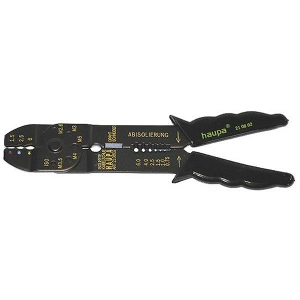 HAUPA 210802 Tenaza engaste t/aislante L-210