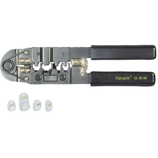 HAUPA 213050 Alicate engaste para clavija modular 4-6-8p 6 Dec