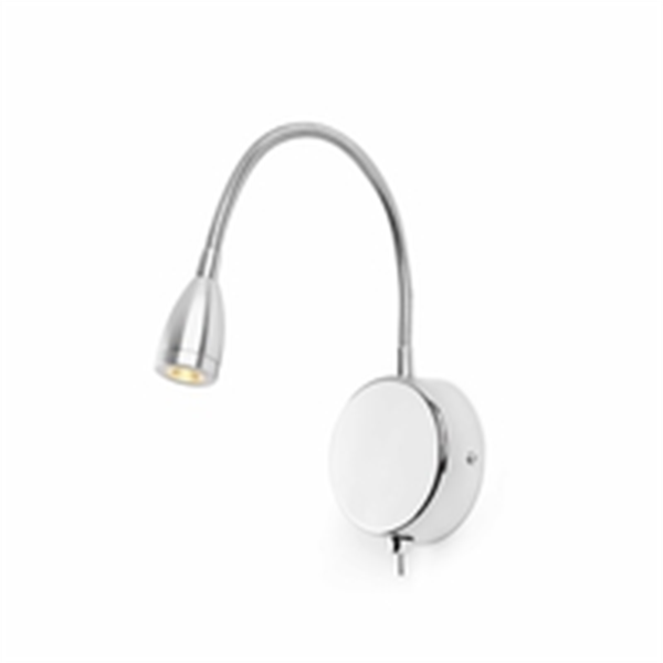 FARO 40994 Aplique LOKE lector LED 3W 3000K cromo