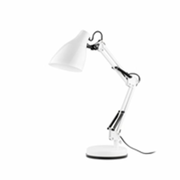 FARO 51916 Luminaria flexo GRU E27 11W blanco