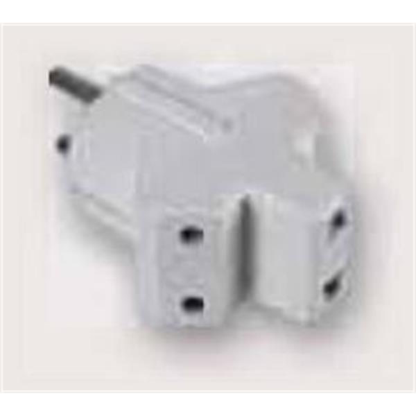 JANGAR 1350 Adaptador bipolar schuko 2 lateral 1 central diámetro 4,8mm