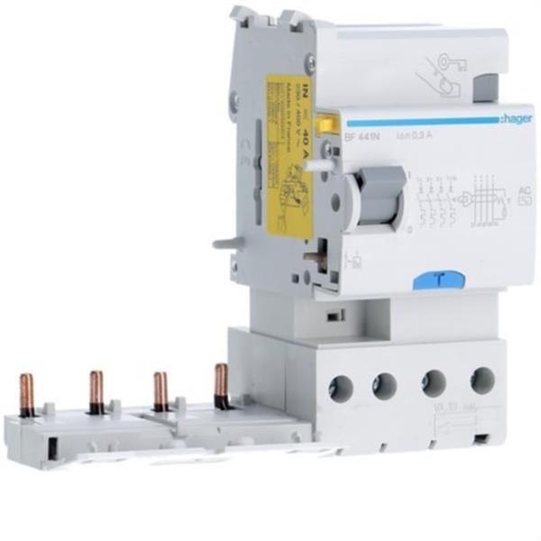 HAGER BF441N Bloque diferencial tipo-AC 300mA 4P 40A