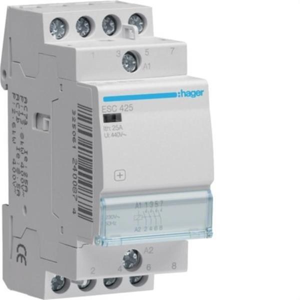 HAGER ESC425 Contactor 25A 4NA 230V