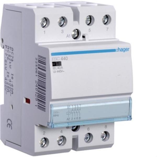 HAGER ESC440 Contactor 40A 4NA 230V