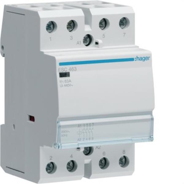 HAGER ESC463 Contactor 63A 4NA 230V