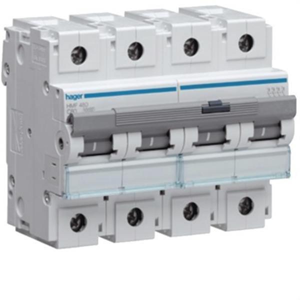 HAGER HMF480 Automático magnetotérmico HM curva-C 10kA 4P 80A