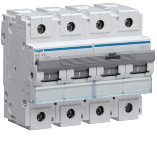 HAGER HMF490 Automático magnetotérmico HM curva-C 10kA 4P 100A