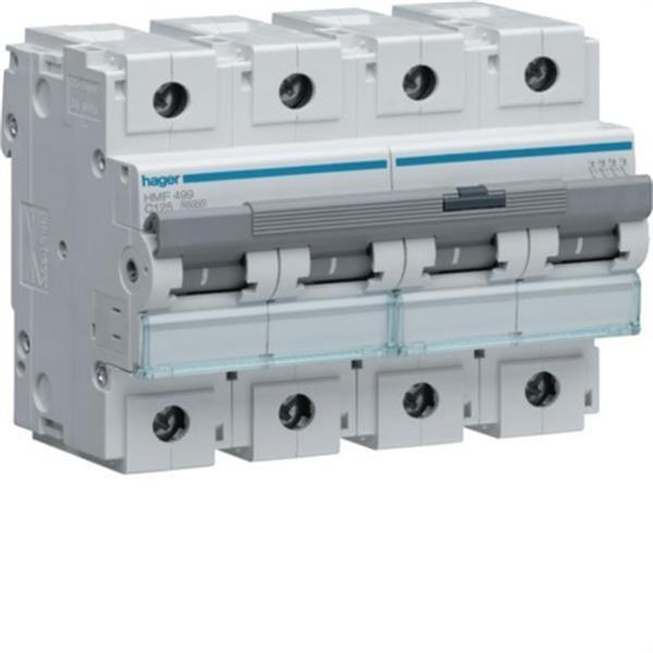 HAGER HMF499 Automático magnetotérmico HM curva-C 10kA 4P 125A
