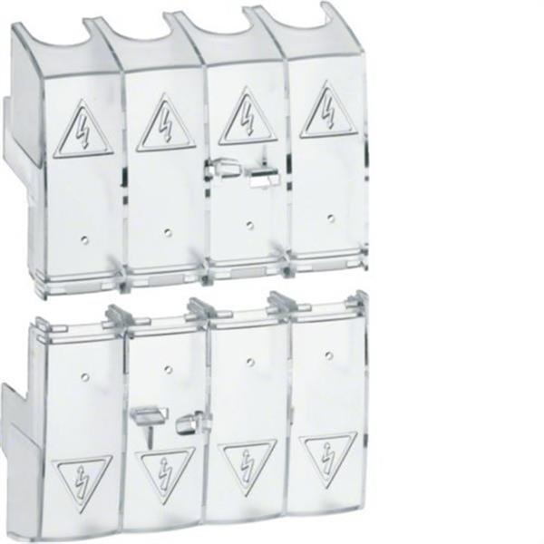 HAGER HZC218 Cubrebornes transparente precintable IP2X
