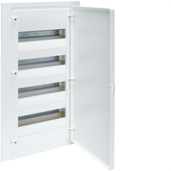 HAGER VF412PE Caja empotrar golf VF con 4 filas 48 módulos opaco blanca+regleta
