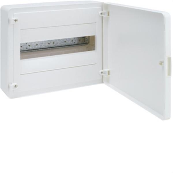 HAGER VS112PEB Caja de superficie golf VF con 1 fila 12 módulos opaca blanca