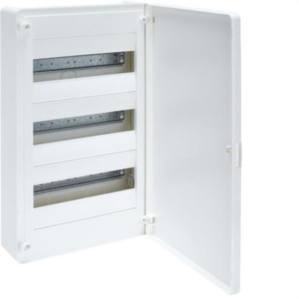 HAGER VS312PE Caja de superficie golf VF con 3 filas 36 módulos opaca blanca+regleta