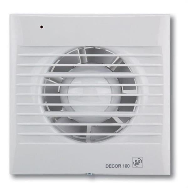 S & P 5210015300 Extractor baño/aseo DECOR-100C 12V 2100rpm