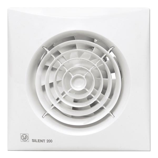 S & P 5210425400 Extractor baño SILENT-200CRZ 16W 2350rpm