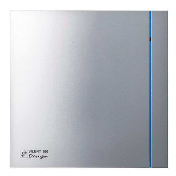 S & P 5210602600 Extractor baño SILENT-100-CZ SILVER DESIGN