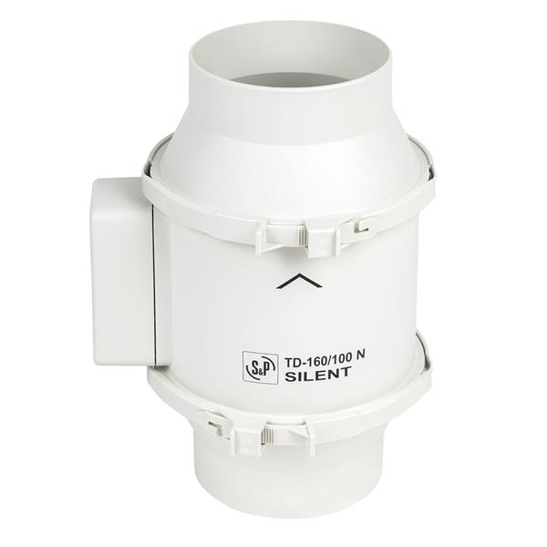 S & P 5211322200 Extractor helicoidal conducto TD-160/100NT 35W 2500rpm