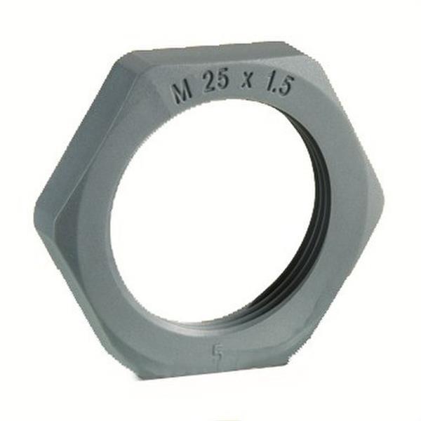 INTERFLEX 262031 Tuerca DIN46319 M20x1,5mm poliamida fibra de vidrio gris
