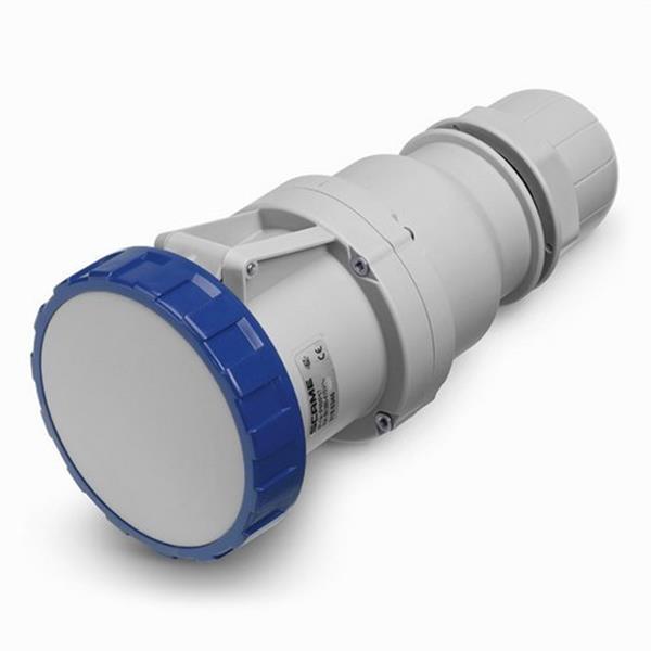 SCAME 318.6343 Prolongador IP66/IP67 2P+T 63A 200-250V tornillo