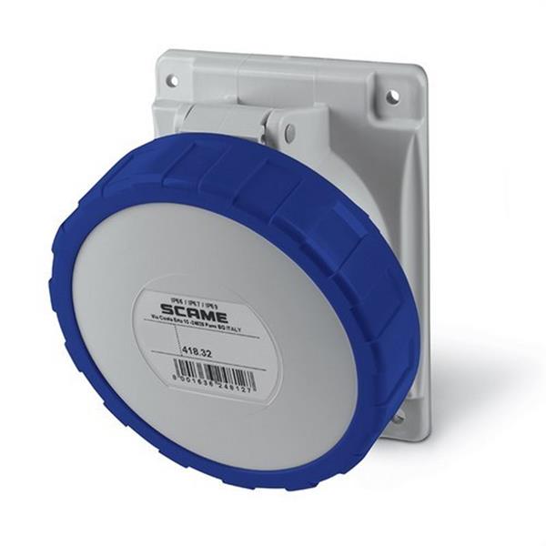 SCAME 418.3263 Base OPTIMA 2P+T IP67 32A 6h