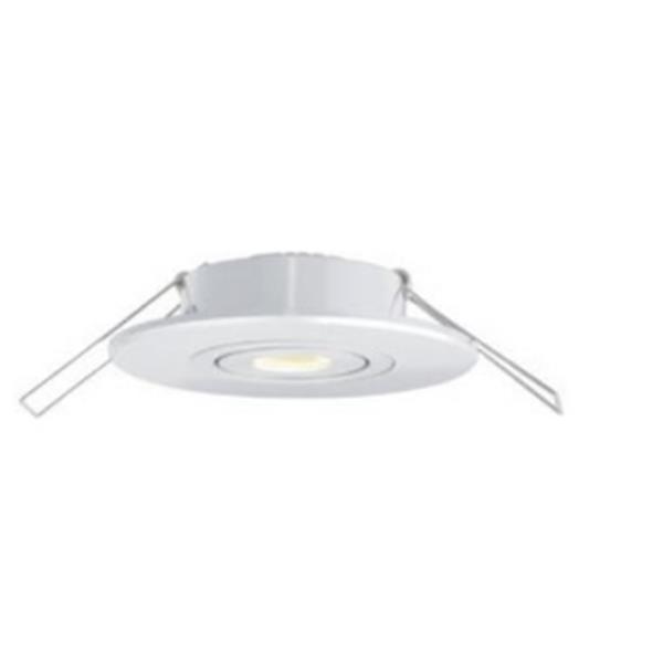 LUMOLUCE L05300R1 Luminaria chapa redondo para 1 módulo diámetro 80mm