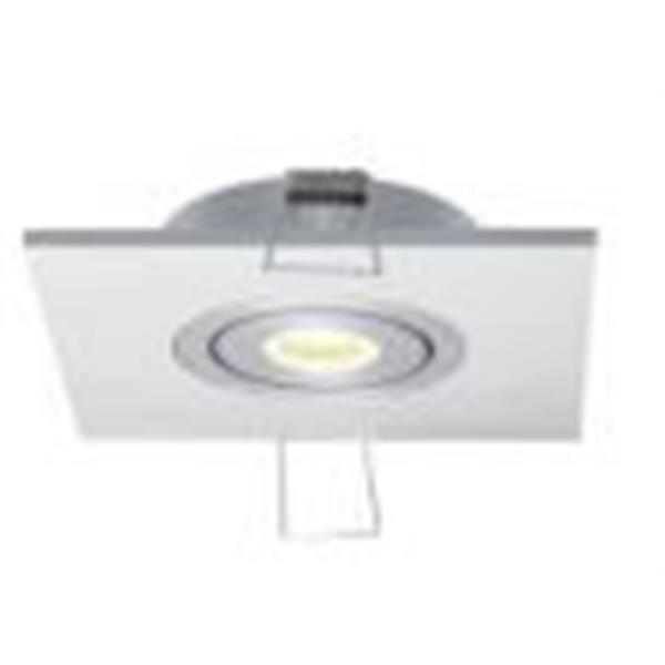 LUMOLUCE L05300S1 Luminaria chapa cuadrado para 1 módulo 80x80mm