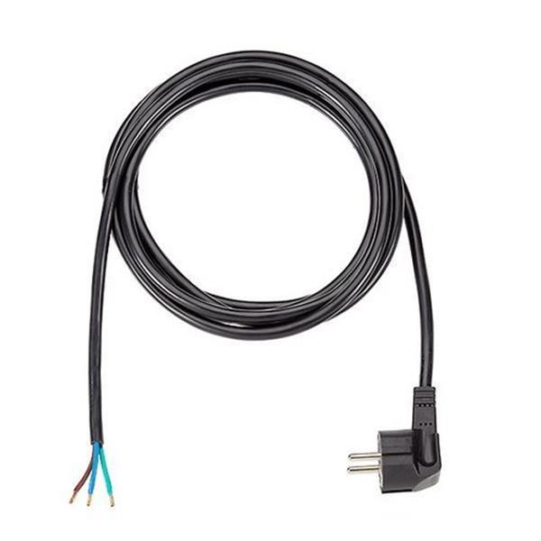 BACHMANN 305175 Conexión SCHUKO 3G1,5mm² 3m negro clavija acodada