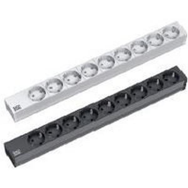 BACHMANN 3335388 Regleta 19" 1U 8x SCHUKO con protección
