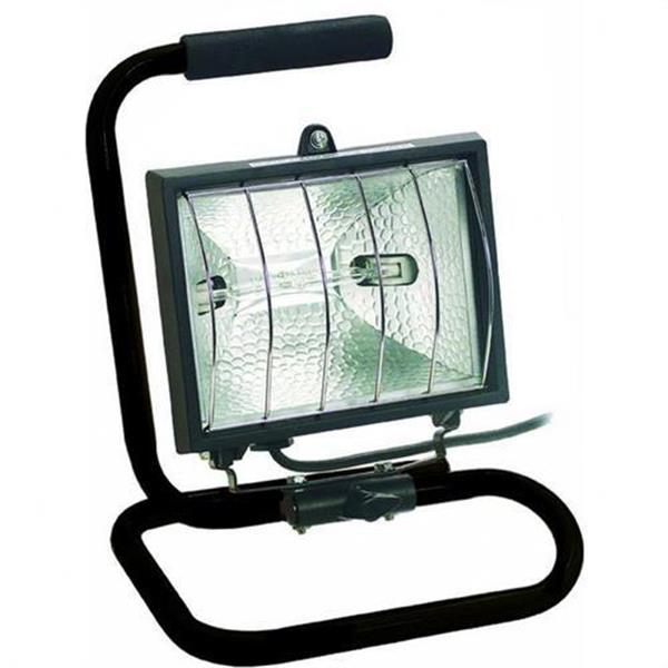 BACHMANN 720013 Proyector halógeno móvil 500W 3x1mm 2m negro