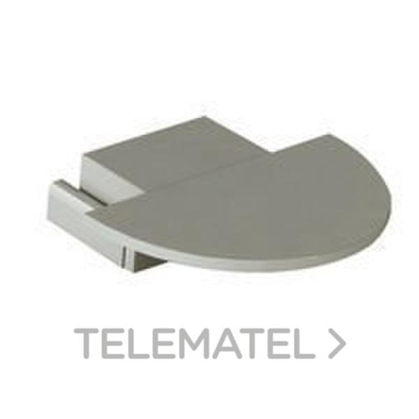 LUZ NEGRA 19.048 Tapa encastre para perfil FRANKFURT plástico