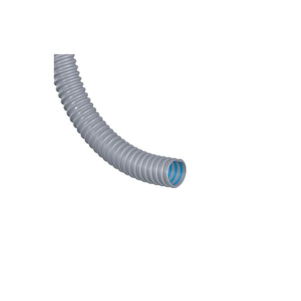 PEMSA 10011009 Tubo flexible helicoidal de PVC. TFA, DN 9 en color Gris RAL 7011.