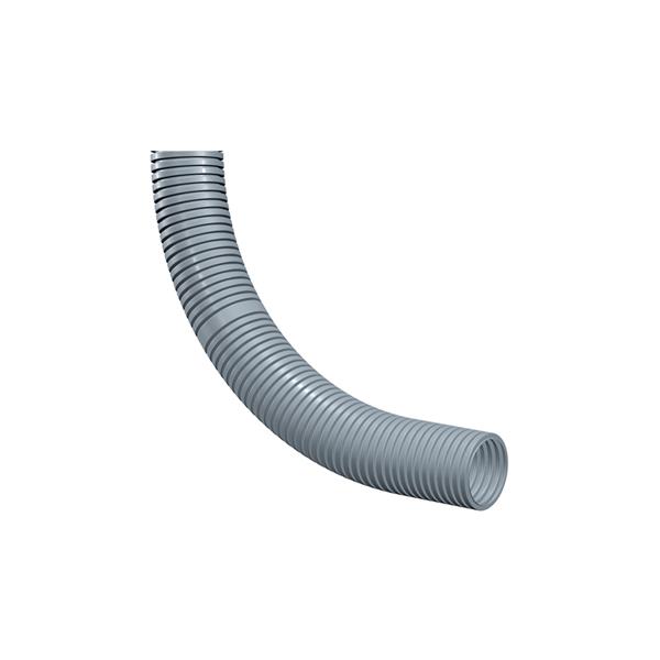 PEMSA 10043012 Tubo flexible anillado LG-PA de poliamida 6, DN12 en color Negro RAL 9005.
